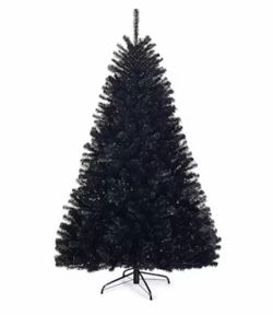 6 FT Freestanding Artificial tree Black