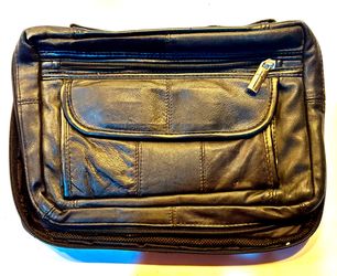 BIBLE Black Leather Bag. NEW