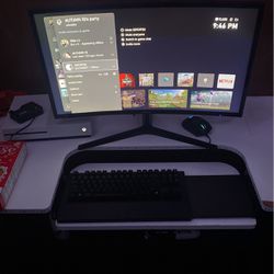 xbox ones s and gaming monitor 