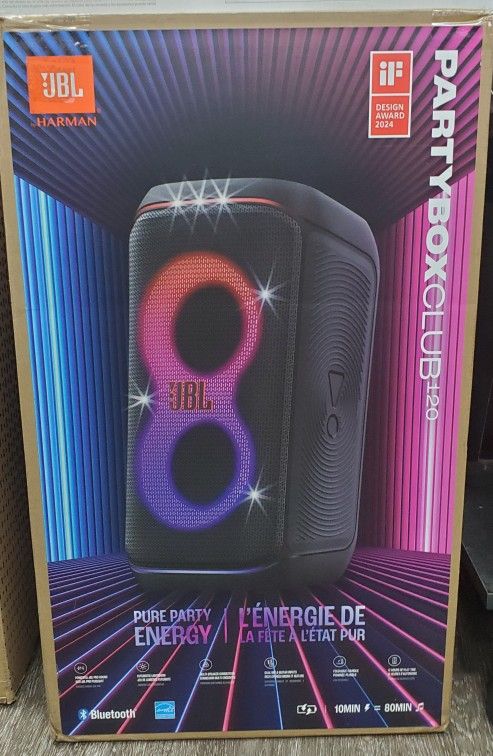 🔊 JBL PartyBox Club 120 Portable Wireless Party Speaker (Brand New) – Save Big & Take It Home for Just $1 Today! Starting at $449 with Up to 1-Year W
