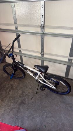 Ambush BMX Bike White and Blue