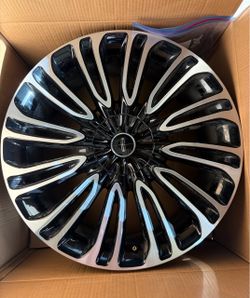 22” CHROME & BLACK RIMS (BRAND NEW)