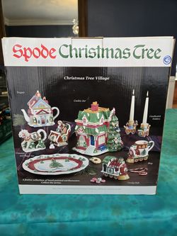 Spode Train Station Cookie Jar
