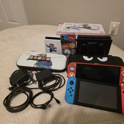 Nintendo Switches (OLED, Regular) Accessories and games along with an Iphone, wireless earbuds all cords included