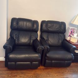 Genuine, Leather Reclining Chairs