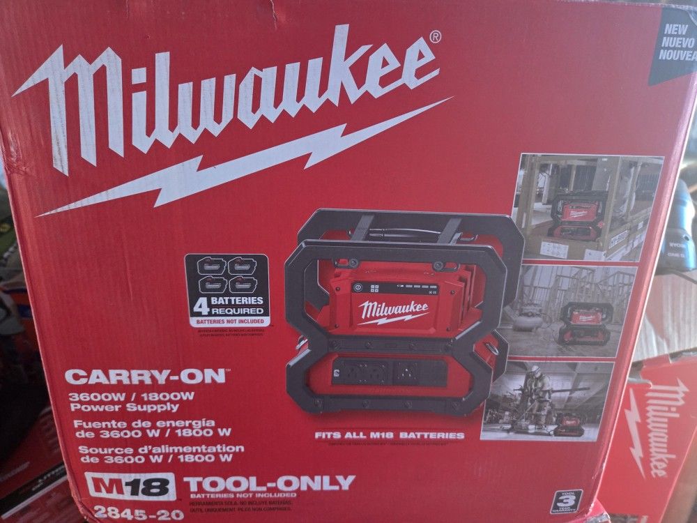 Milwaukee Power Supply/ generator