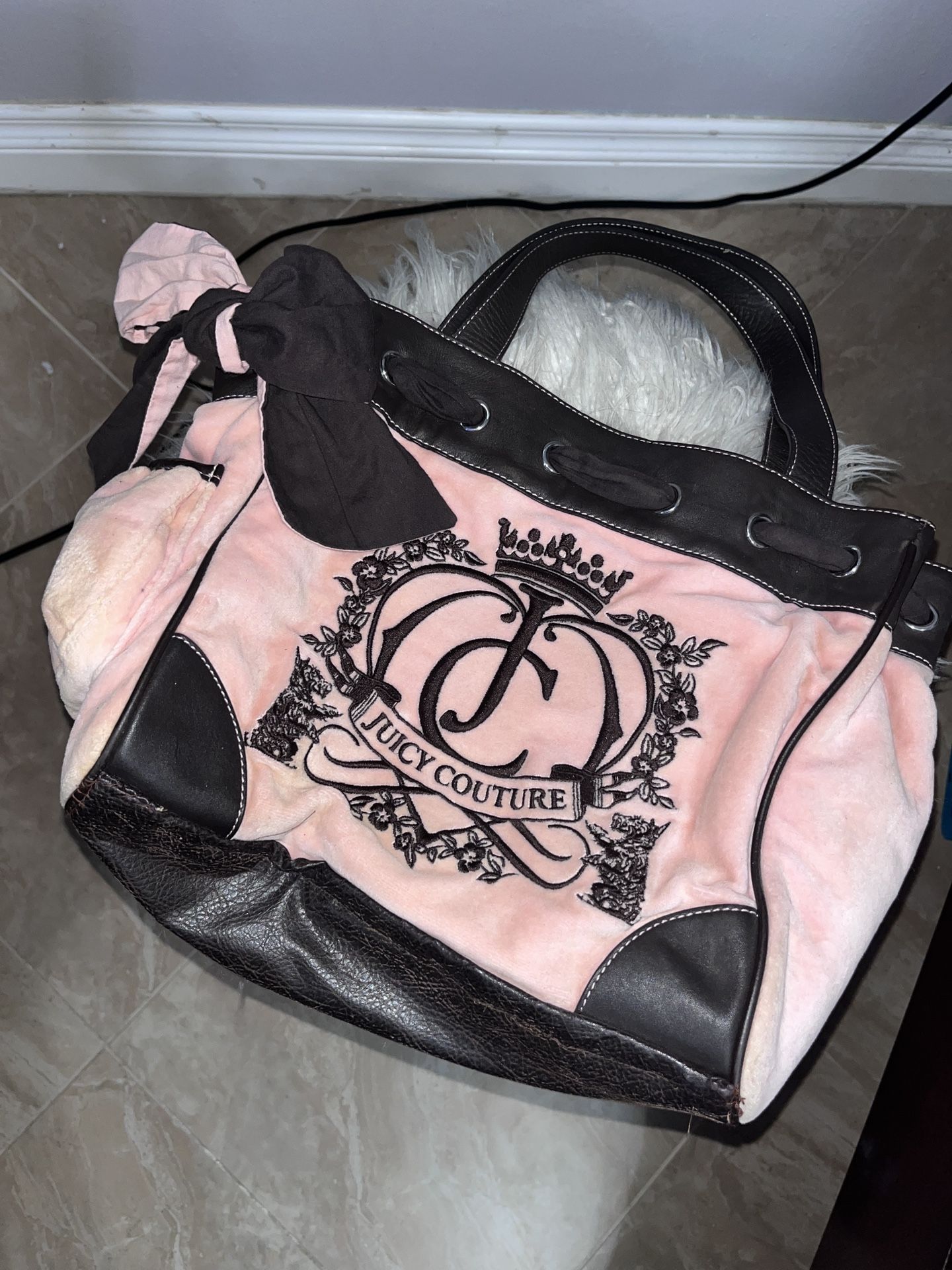 JUICY COUTURE VINTAGE PINK DREAMER PURSE