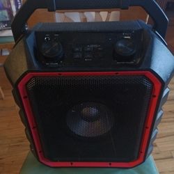 Blackweb Portable Bluetooth Party Speaker, Black