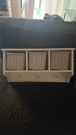 White Storage shelf