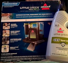 BISSELL LITTLE GREEN MAX PET WITH SOLUTION