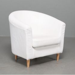 White Armchairs w/cushion (Set Of 3)