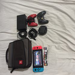 Nintendo Switch (Like new) With games