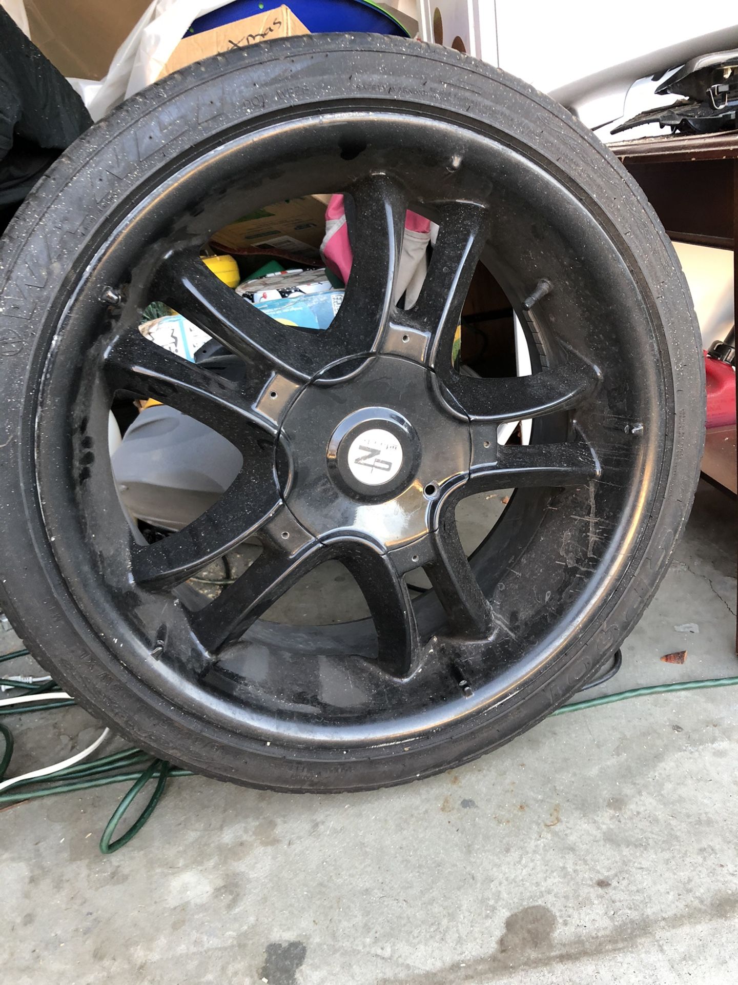 20” universal tires and rim set