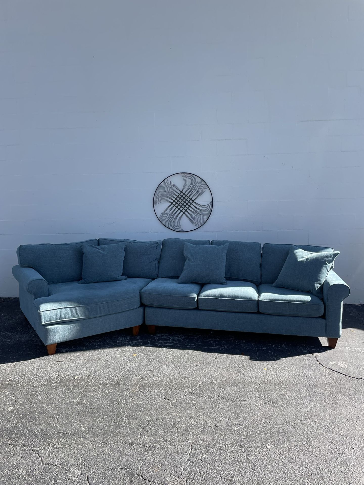 Harverty’s Teal Cuddler Sectional Sofa 🛋️ Xmas Sale 👀🎄 