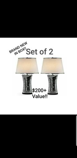 Brand New Set of Ore International 28" lamps