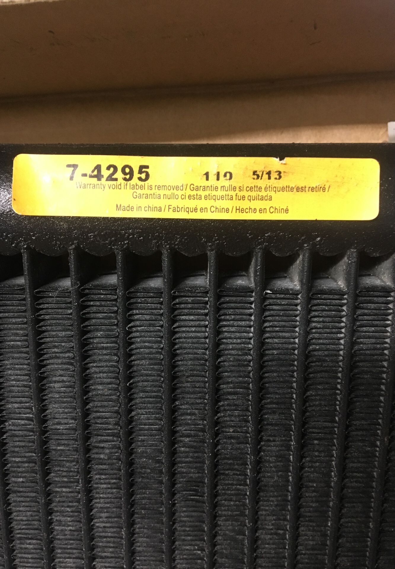 Automotive ac condenser