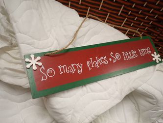 So many flakes so little time