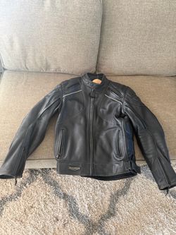Triumph leather motorcycle jacket