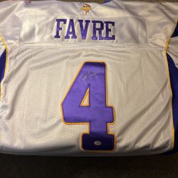 Brett Favre Auto Jersey Authentic Minnesota Vikings