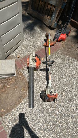 Gas blower and trimmer