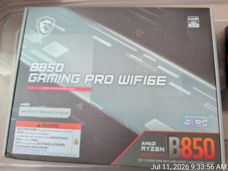 ​MSI B850 Gaming Pro WiFi Motherboard (AM5) - Like New / Never Used