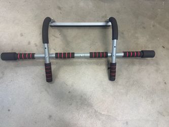 Doorway Pull-Up Bar with Multi-Grip Handles
