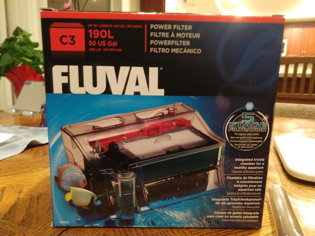 Fluval fish tank filter 50 gal