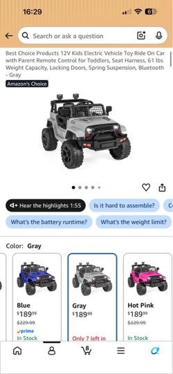 Jeep 12v kids electric vehicle
