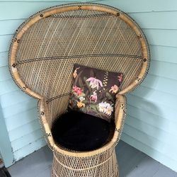 Wicker Fan Chair