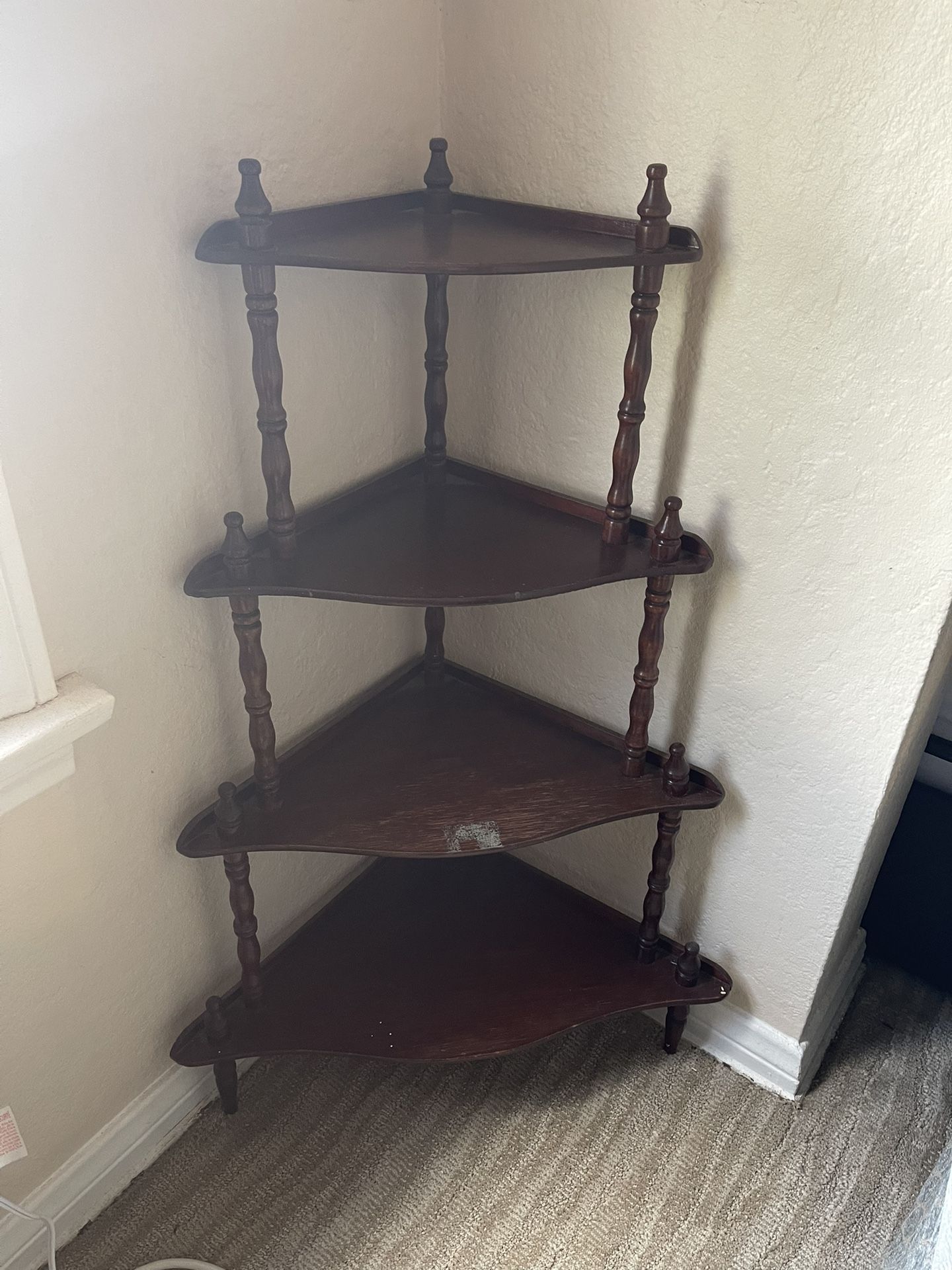 Corner 4 Tier Shelf Unit