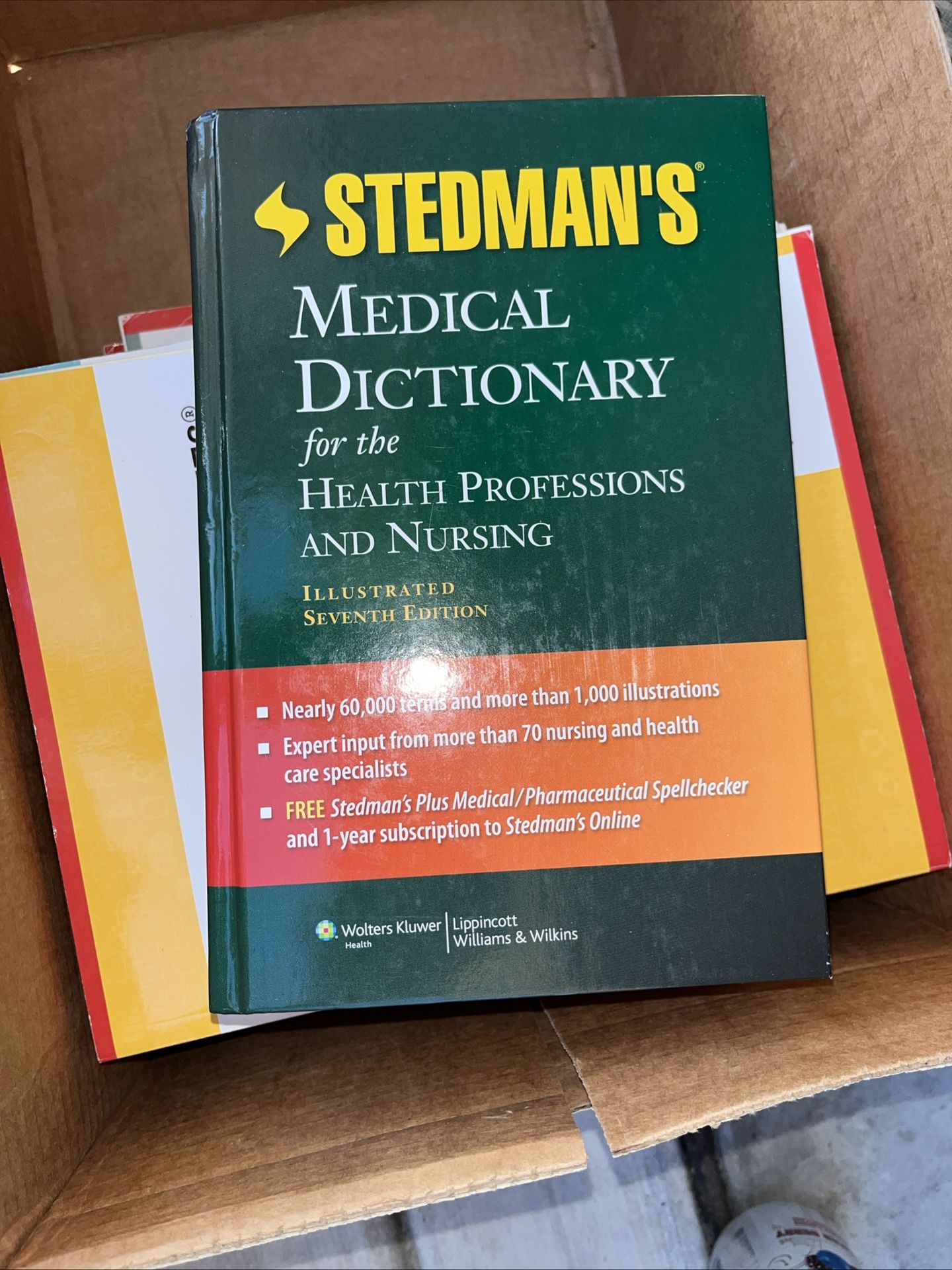 Stedman’s Medical Dictionary Book (like new condition)