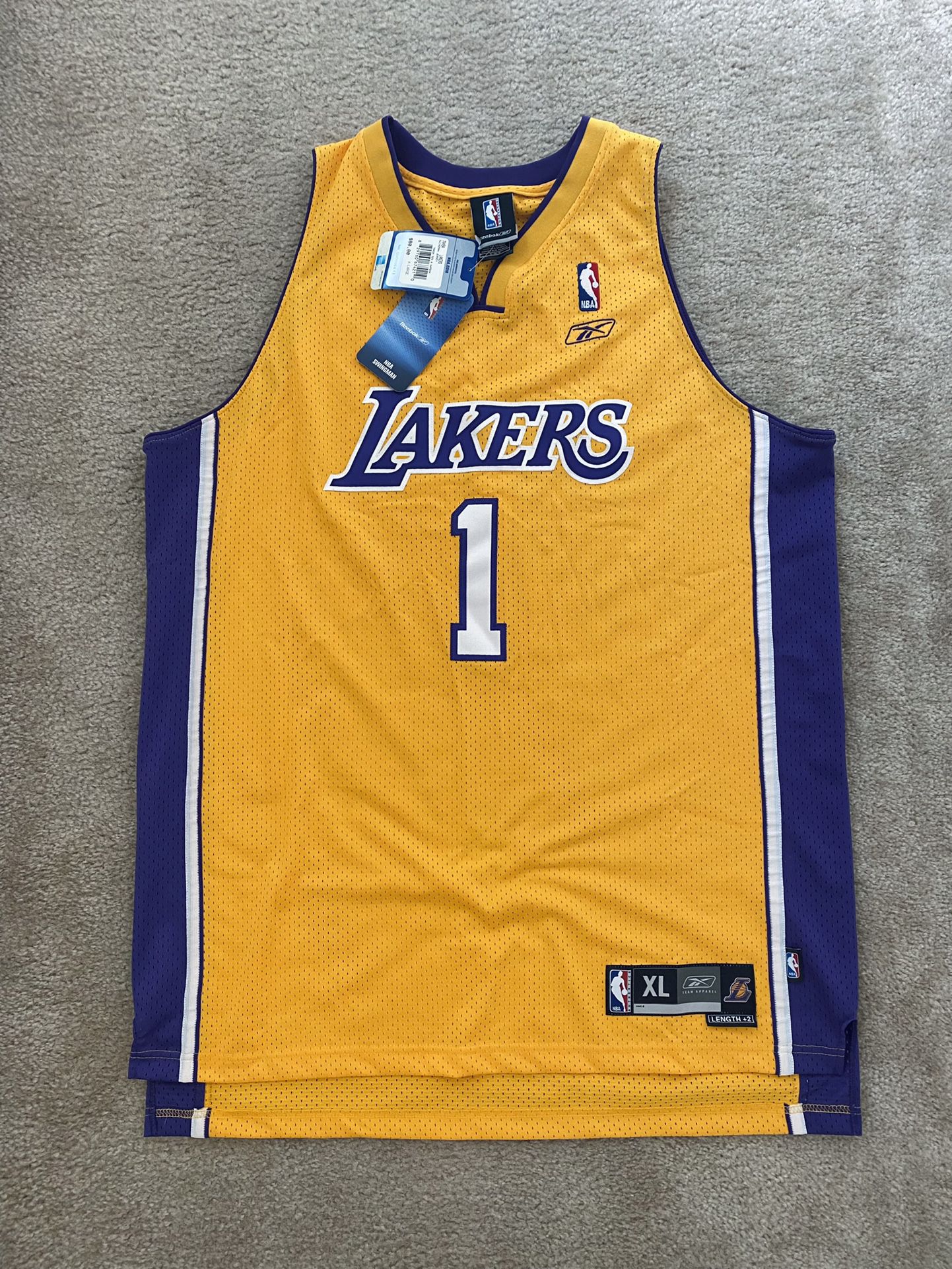 Caron Butler - Reebok Lakers Brand New Swingman Jersey Size XL