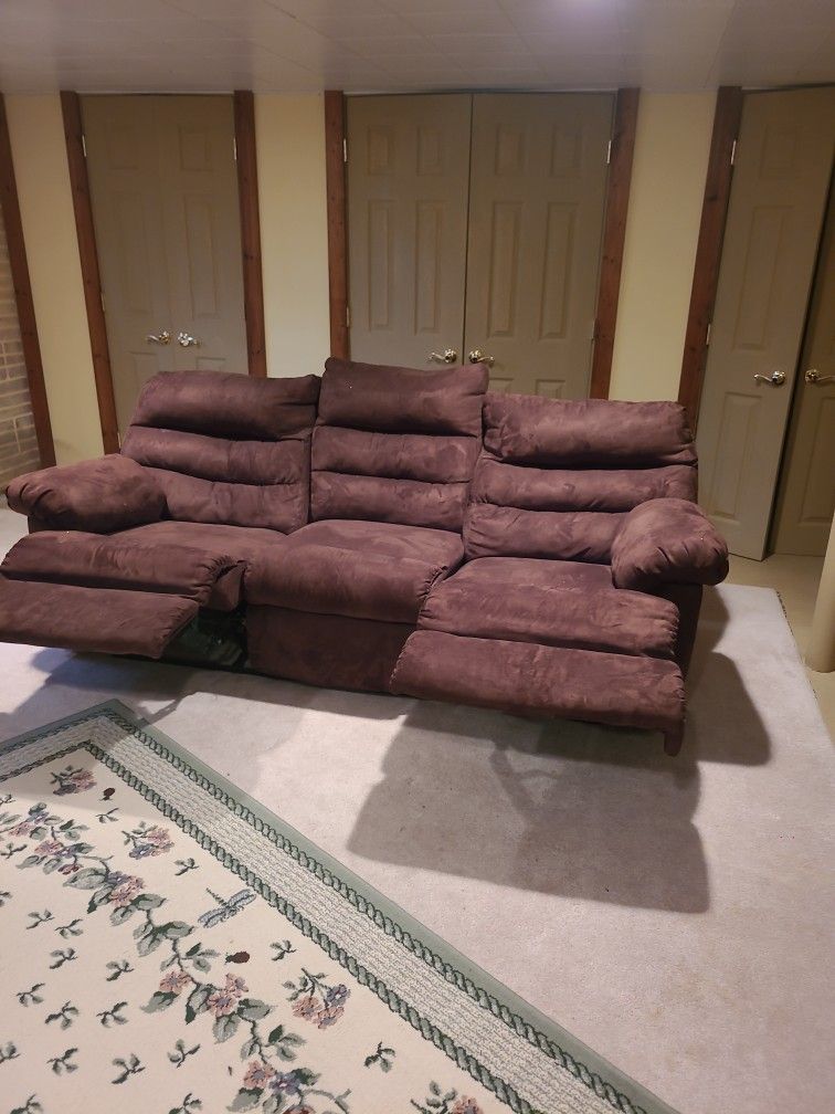 Reclining, couch.