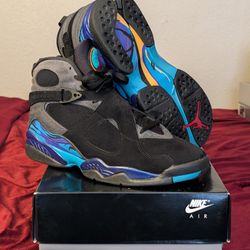 OG Air Jordan Retro 8s "Aquas"