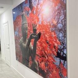 Buddha Frame In Acrylic  72H  X 96W