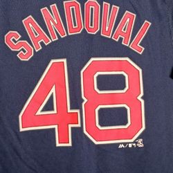 New Pablo Sandoval #48 Boston Red Sox Name Number T-Shirt Quick Dri Youth 14/16 