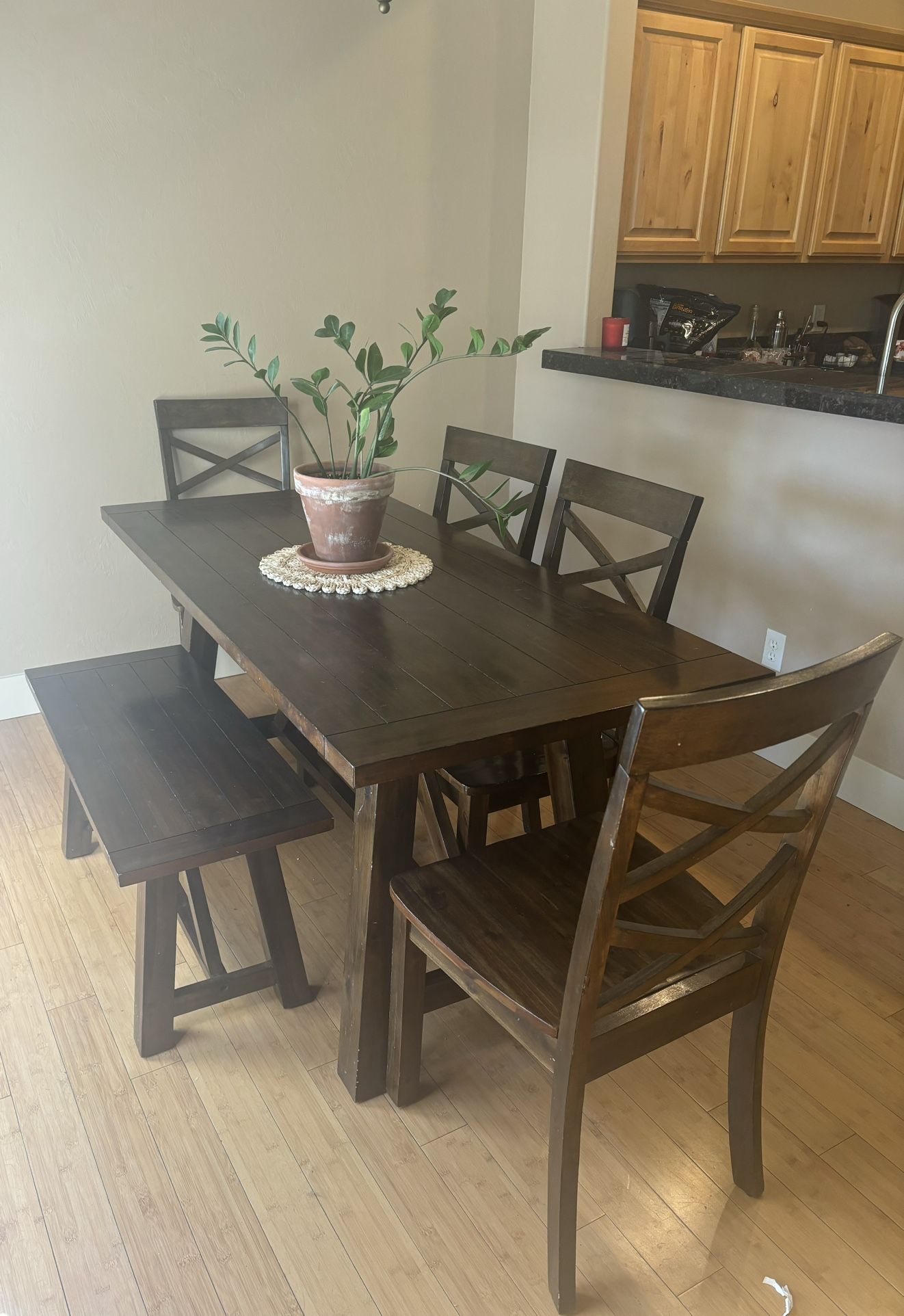 6 Person Dining Room Table With Bench 