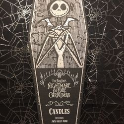 Brand New Vintage Disney Store Exclusive Nightmare Before Christmas Candles