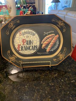 Pain Francais Platter by Tam San Designs, NC