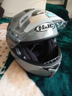 Size Medium Grey HJC C91 Modular Motorcycle Helmet Protection Gear DOT ECE Moped Street Vespa Ebike A