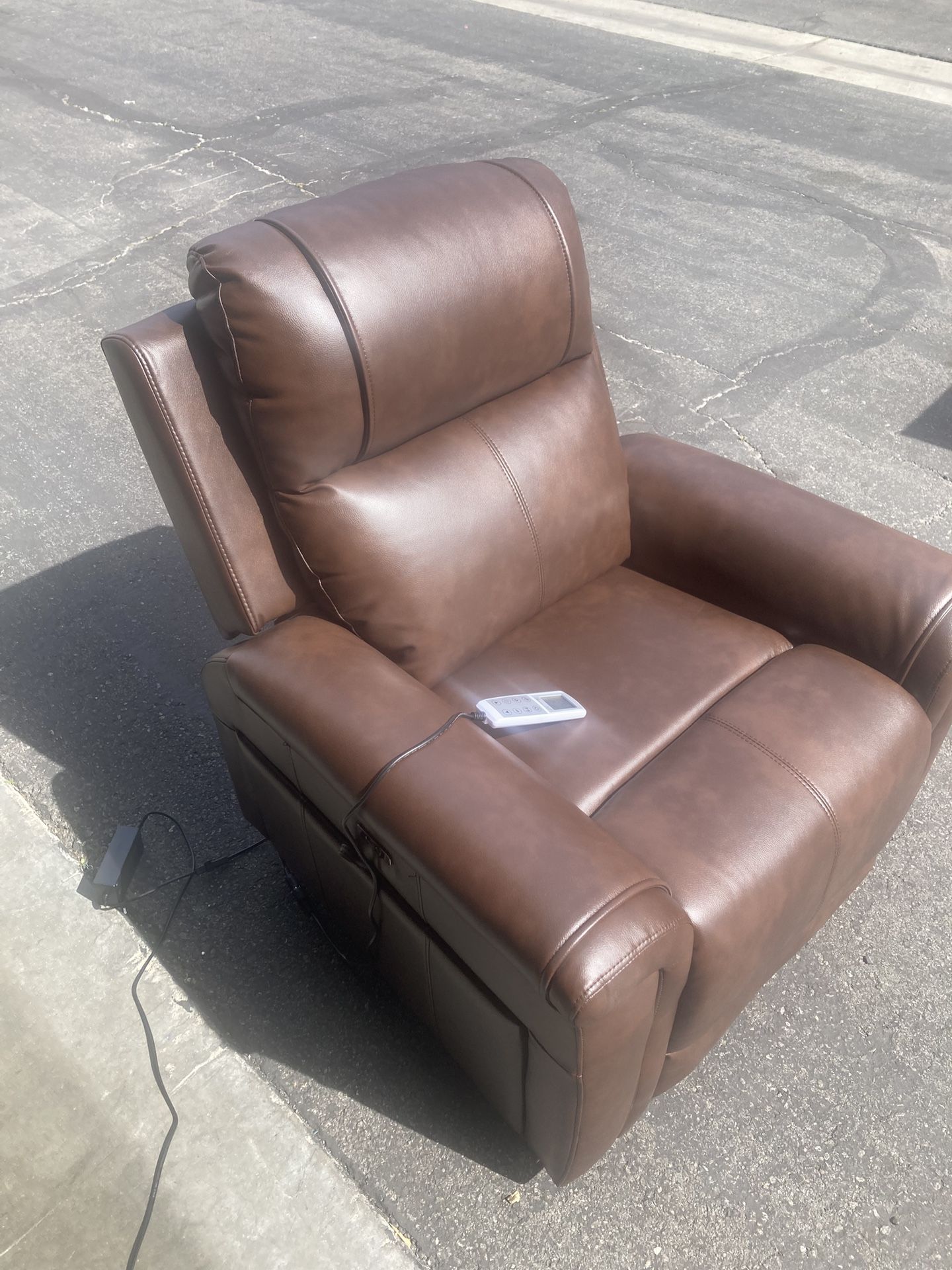 Power Electric Power Brown Chair Lift/recline NEW