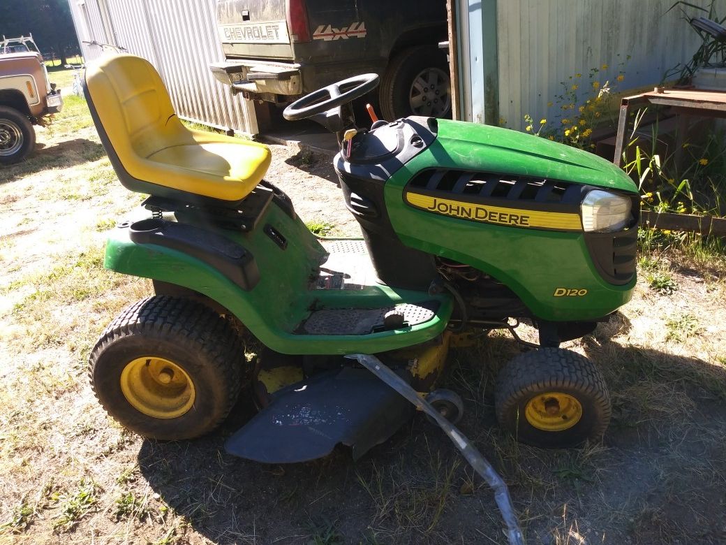 John deere d120 mower sale