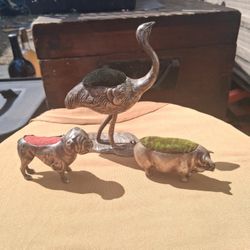 Antique Eduardian Silver Animal Pin Ciushins