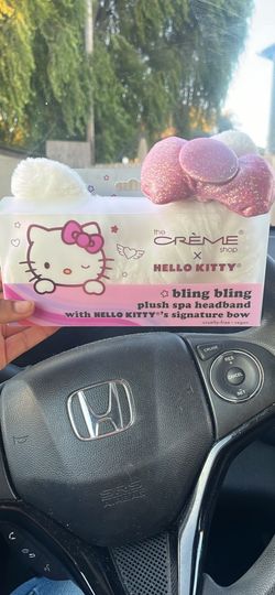 Pink Hello Kitty Spa Headband 