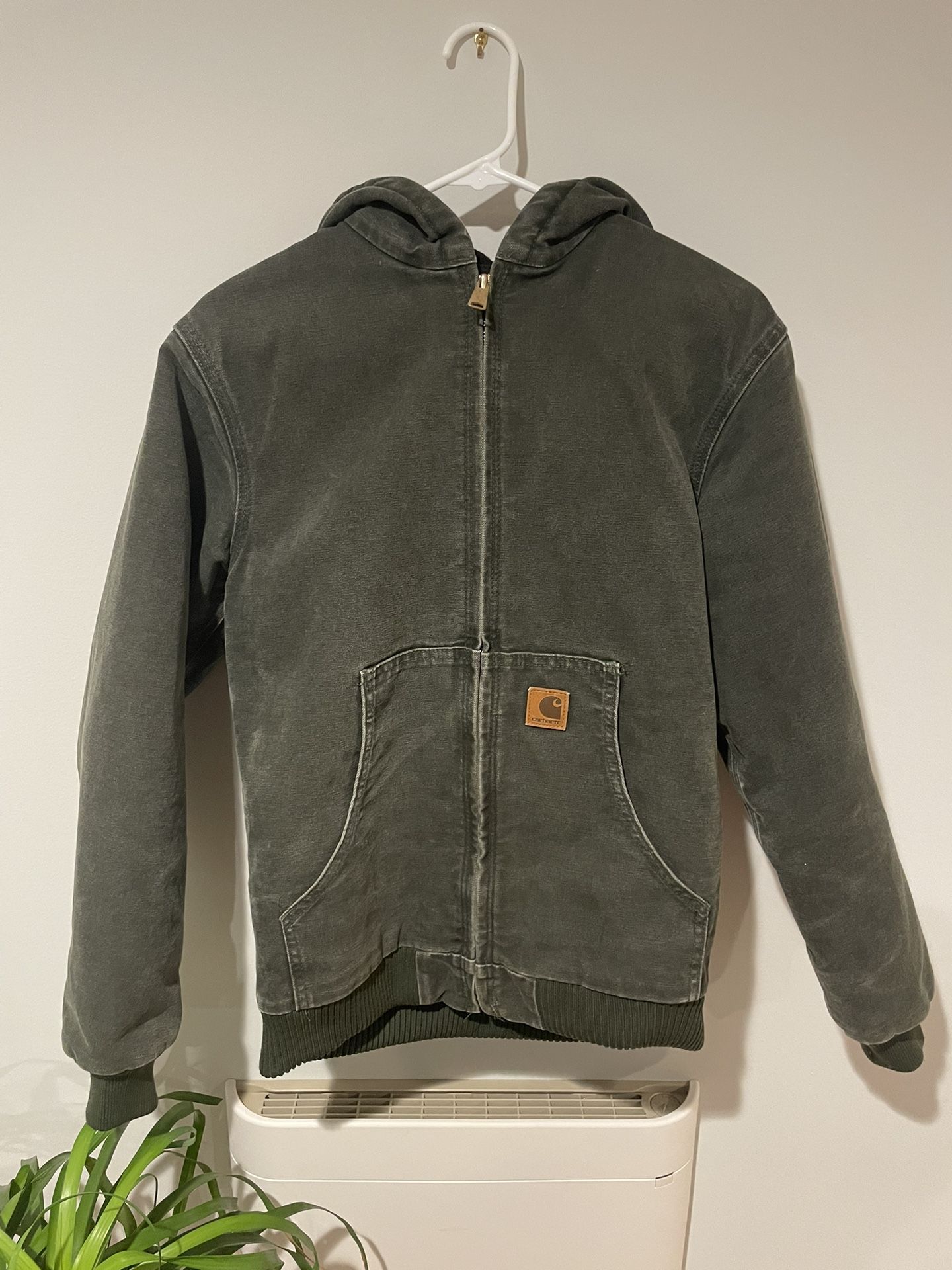 Carhartt RN #14806 Full Zip Miss Green Work Jacket