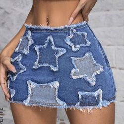 Mini Denim Skirt 