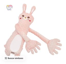 Baby Soothe Toy with Large Palm Cute Stuffed Animal Baby Patter Snuggle Toy Plush Doll for Newborns