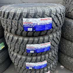 LT 285/75/16 Atlander MT New Tires Mounted And Balanced Montadas Y Balanciadas Gratis