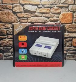 Super Retro Game Console with 4062 Games, two Wireless Controllers HD open box never used