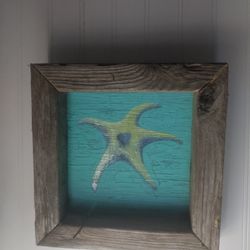 Driftwood Starfish art